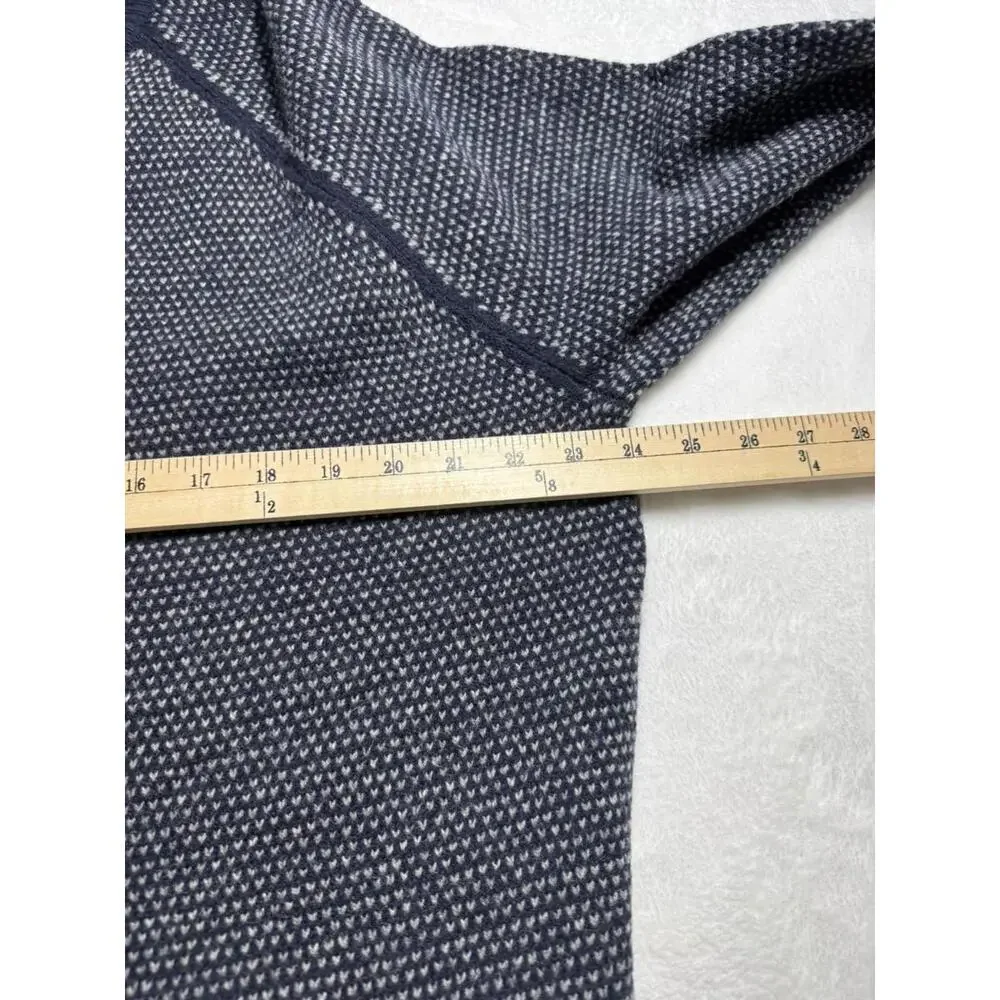 *NWT* J. Crew 100% Lambswool Birdseye Pullover Sweater Crewneck‎ Navy Blue XL